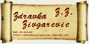 Zdravka Zivgarević vizit kartica